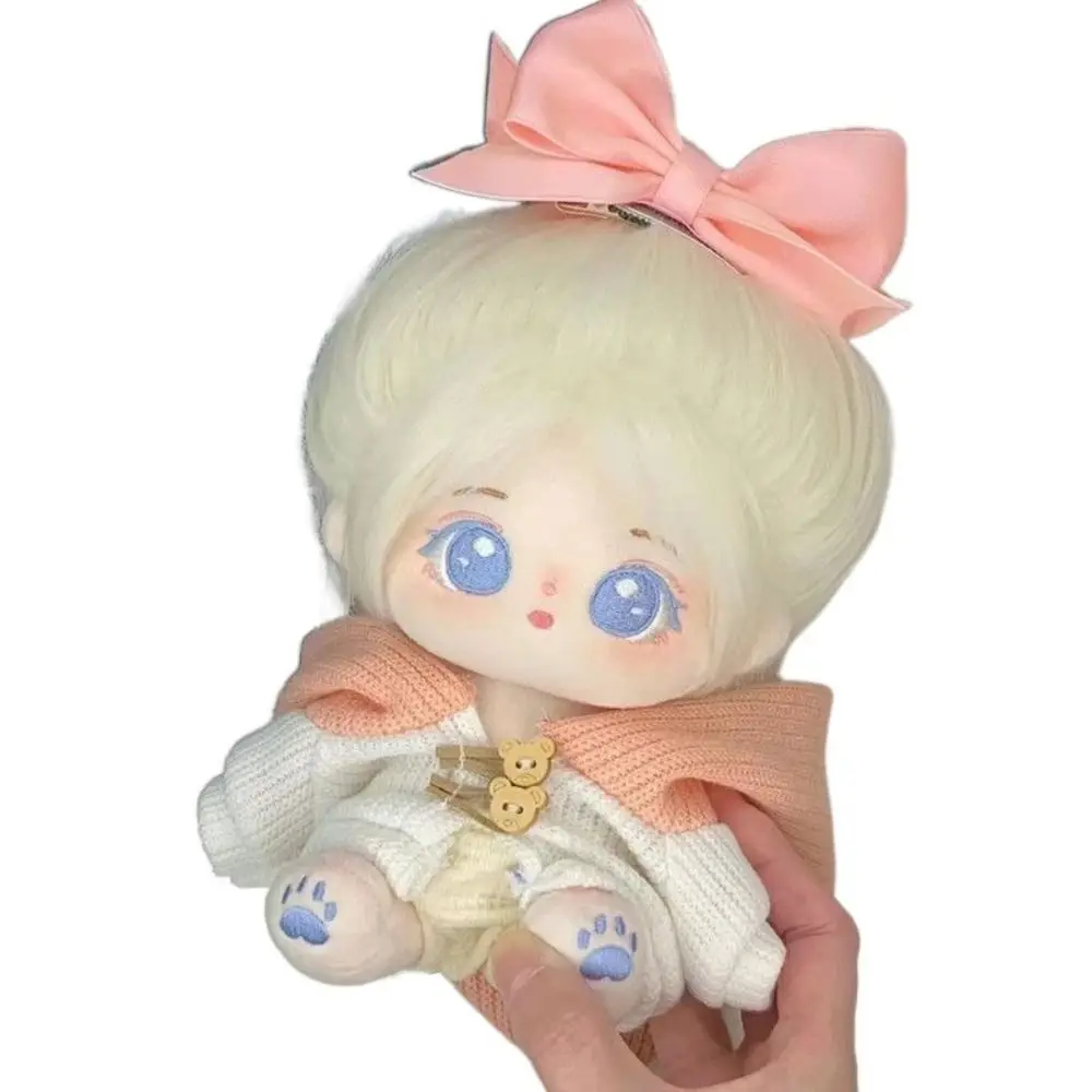 20cm Cotton Doll Clothes Pretty Dress Outfit Cute Hoodie Casual Suit Plush Toys Dress Up Clothing Girls Brithday Gift