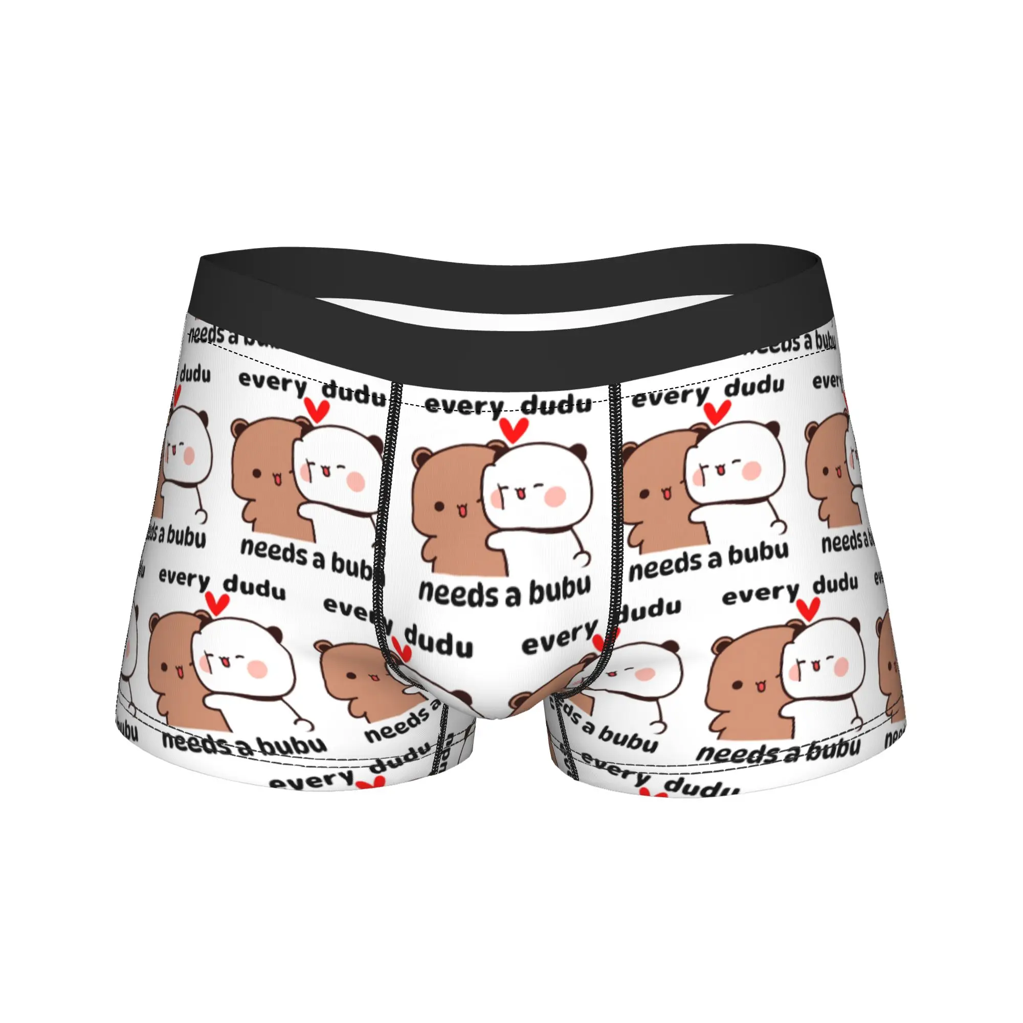 

Трусы-боксеры Dudu Bubu: дышащие, с принтом, для мужчин, с анатомическим карманом, большие размеры