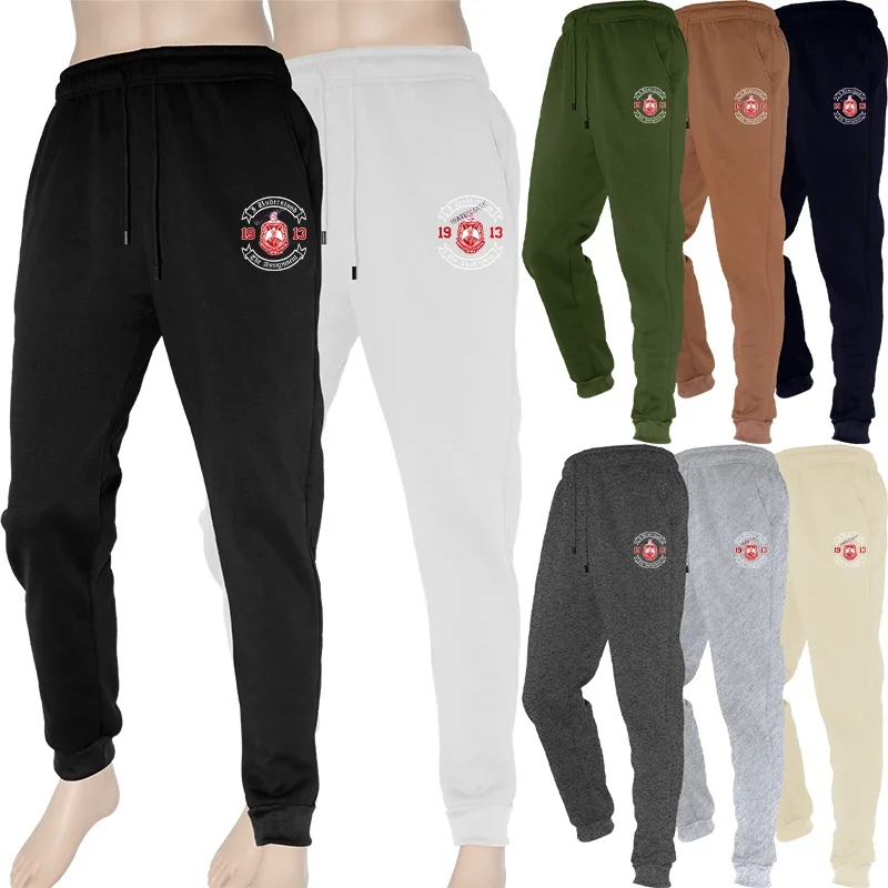 

New Solid Color Men Casual Sports Running Long Jogging Sport Gym Workout Sweatpants Jogger Trousers