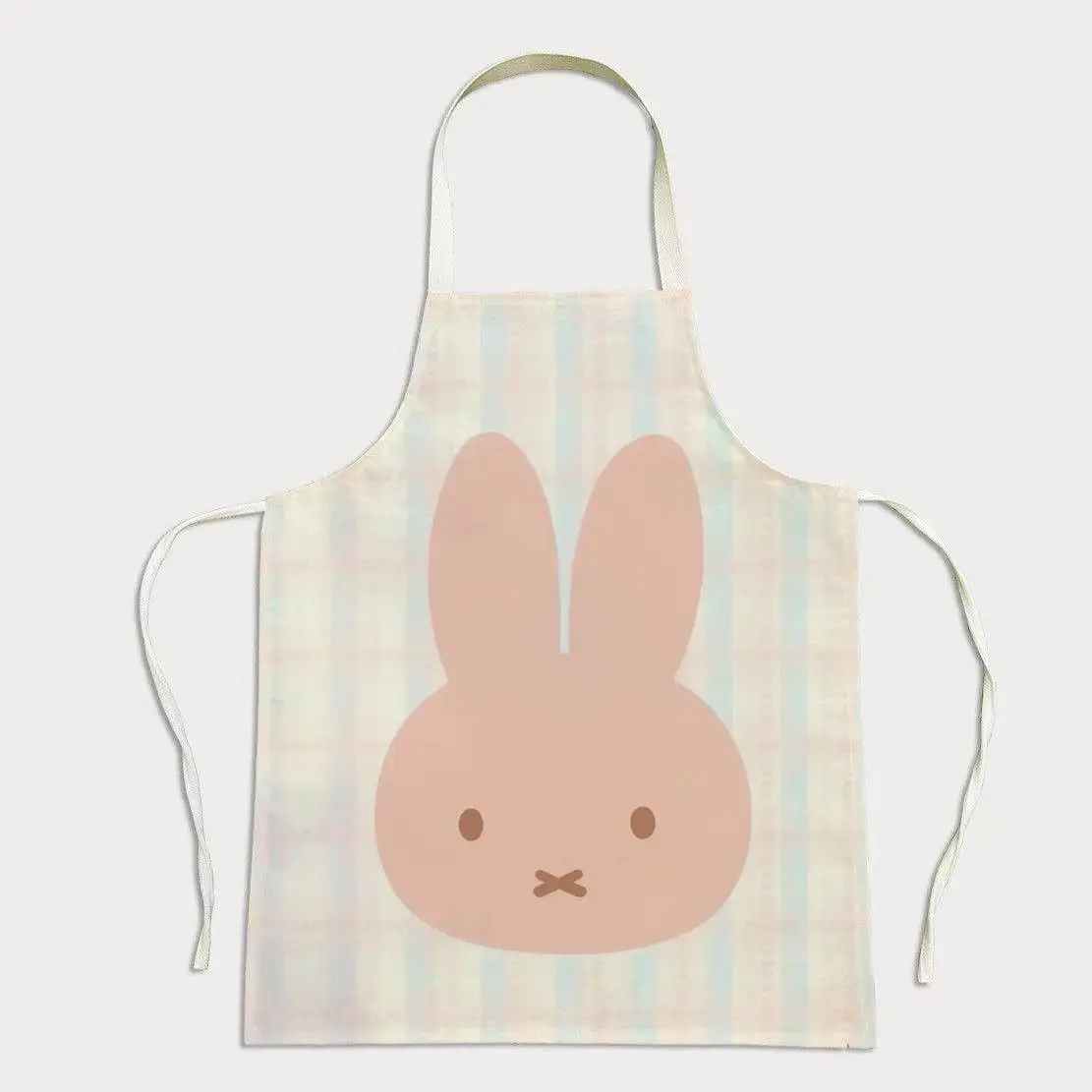 Miffy Cartoon Apron Suitable for Adults and Kids Kitchen Baking Housework Anti Dirty Coverall Creative Home Cooking Protective