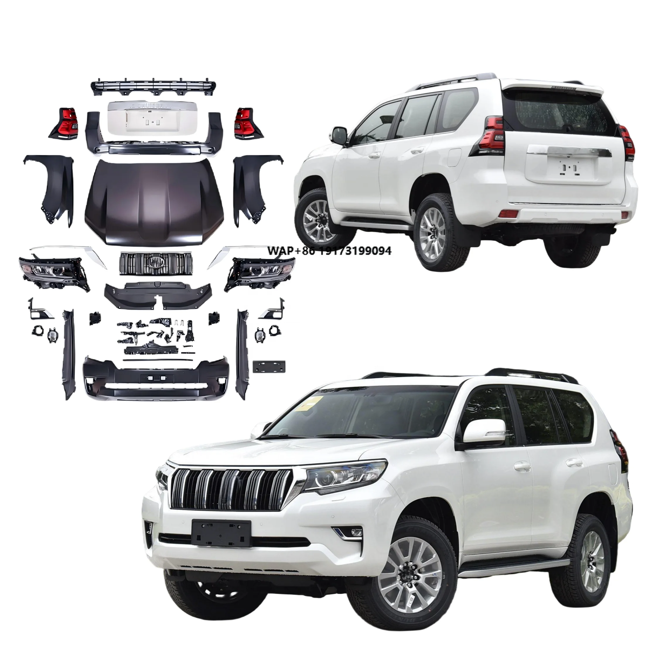 

Hot Selling Bodykit for 2010-2017 Facelift to 2018+ New Style Bodykit with High Quality Bumper