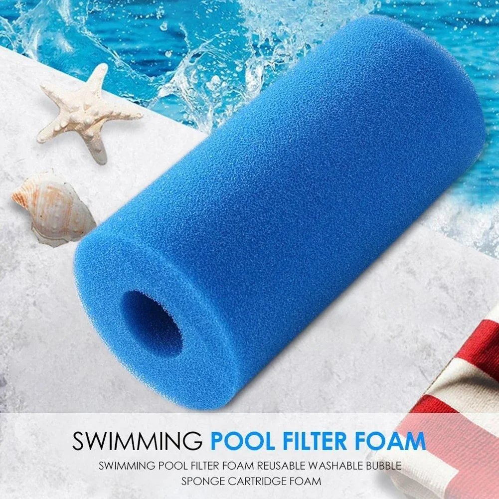 For Intex Type I II VI D Washable Swimming Pool Filters Sponge Reusable Foam Cleaner Tub Filter Cartridge Garden Accessory Tool