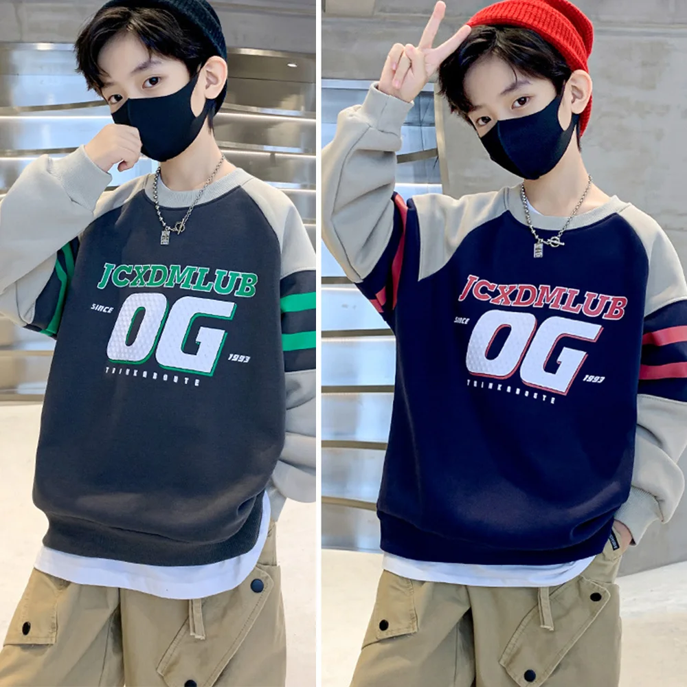 

Children's Sweatshirt Spring Autumn Trendy Design Kids Casual Tops Boys Clothes Teenagers Pullovers Girls Unisex Cartoon Hoodie