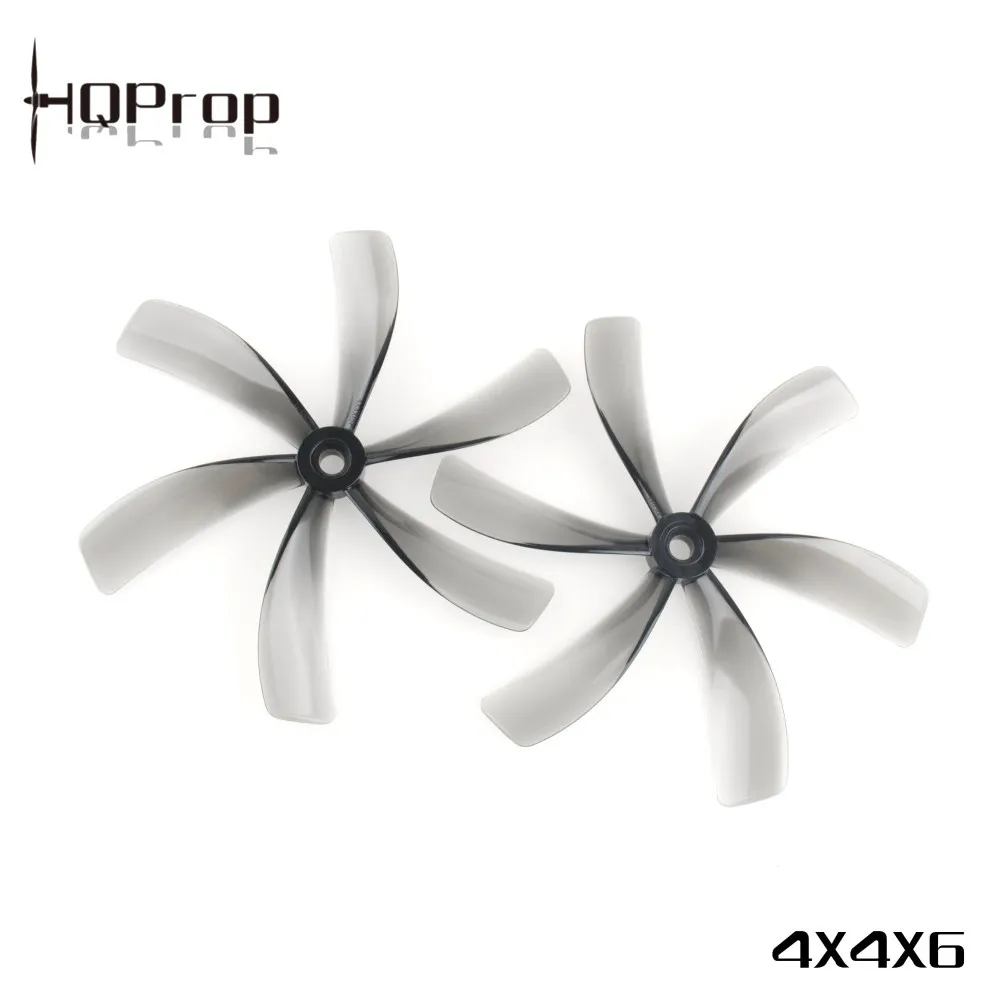 HQProp Duct-4X4X6 4 Inch 6-Blade Propeller 5.3g 5mm Shaft for Cinewhoop FPV Drone CW CCW