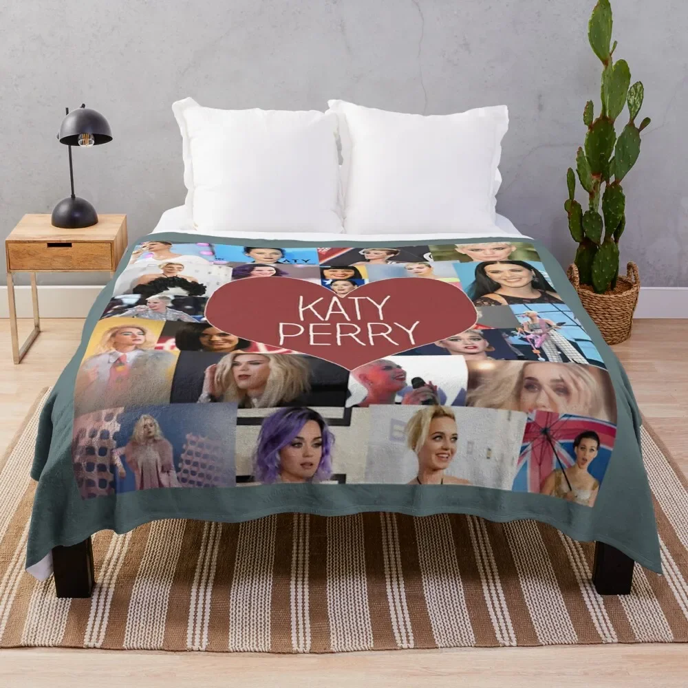 

I love Katy Perry Katy Perry Collage Throw Blanket Lightweight Warm Blanket for Travel Camping
