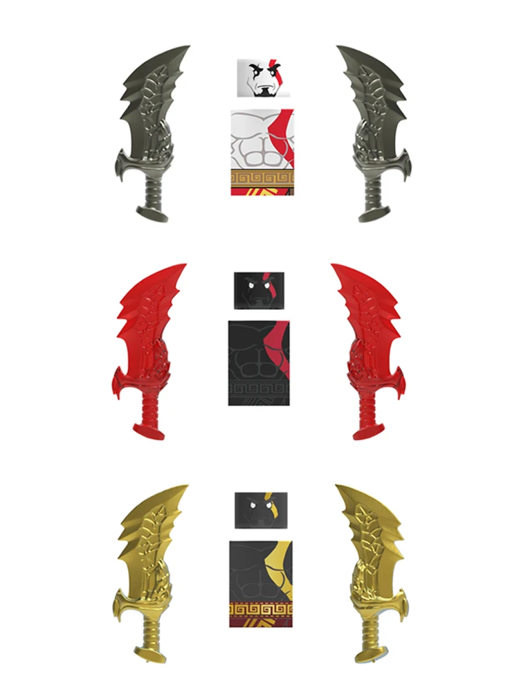 Jeux blocs de construction poupées Mini figurines briques assemblage accessoire jouets pour enfants EV03 EV03A EV03B