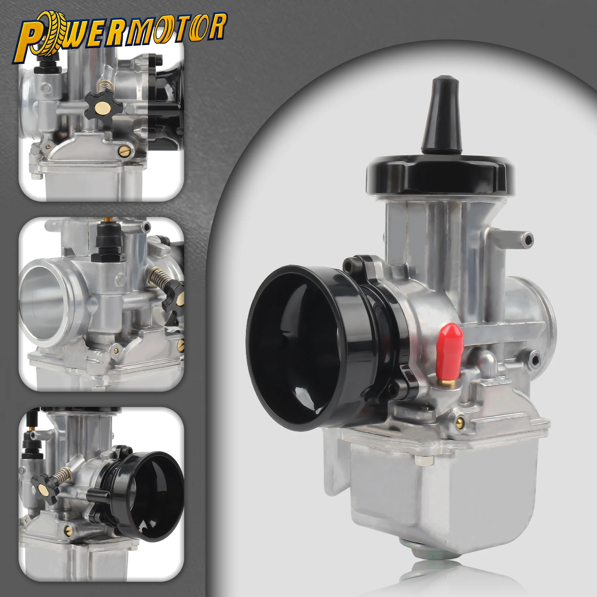 

For KSR PWK 24 26 28 30 32 34mm Motorcycle Carburetor Kit 2T 4T 125cc to 250cc ATV Quad Go Kart Dirt Bike Scooter Carburettor