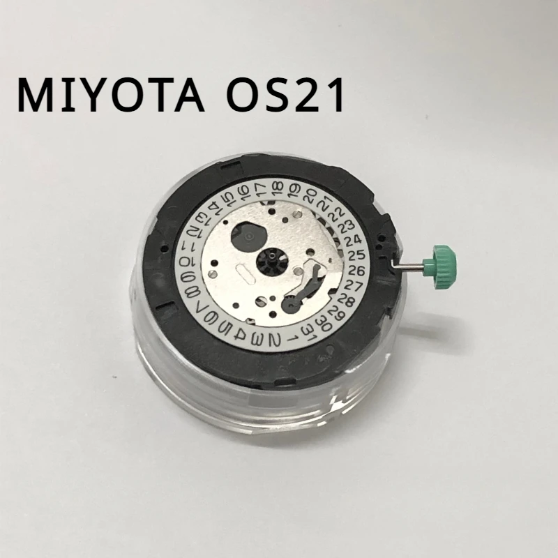 

Новые оригинальные кварцевые часы с механизмом MIYOTA OS21, дата на 3/4/6