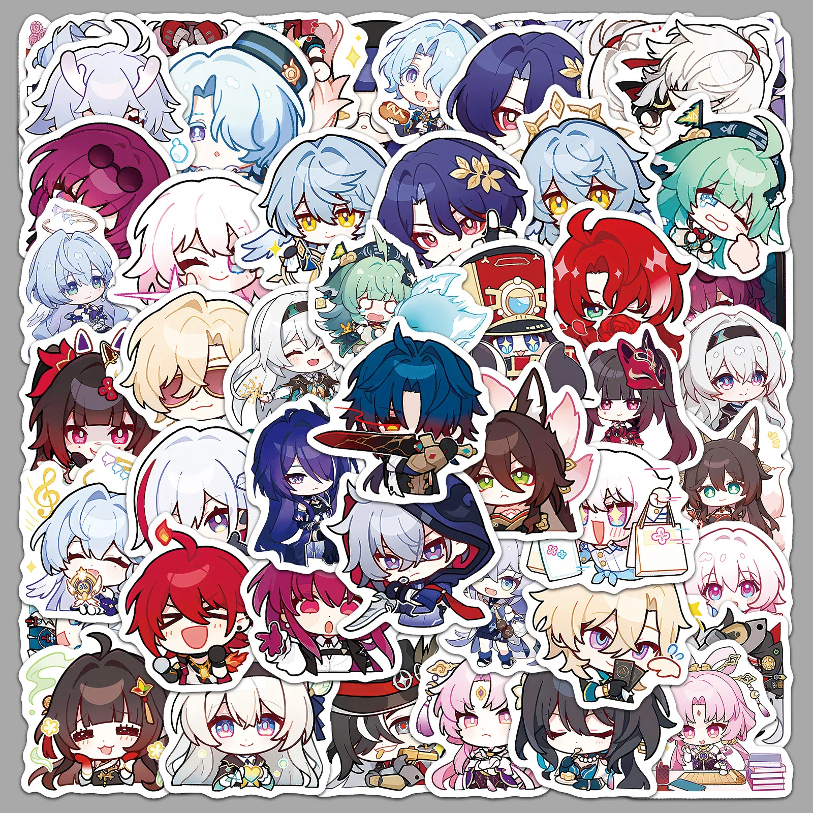 10/50 قطعة هونكاي ستار السكك الحديدية ملصقات تشيبي الكرتون ملصق Kawaii ميمي الشارات الثلاجة الأمتعة المحمول الهاتف الغيتار سيارة سكيت