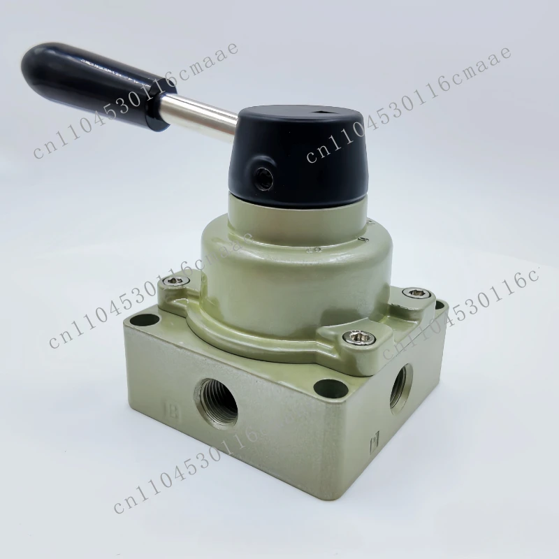 2-position 4-way 1/4'' 3/8'' 1/2'' Pneumatic Rotary Hand Lever Manual Operated Gas Directional Control Valve OEM