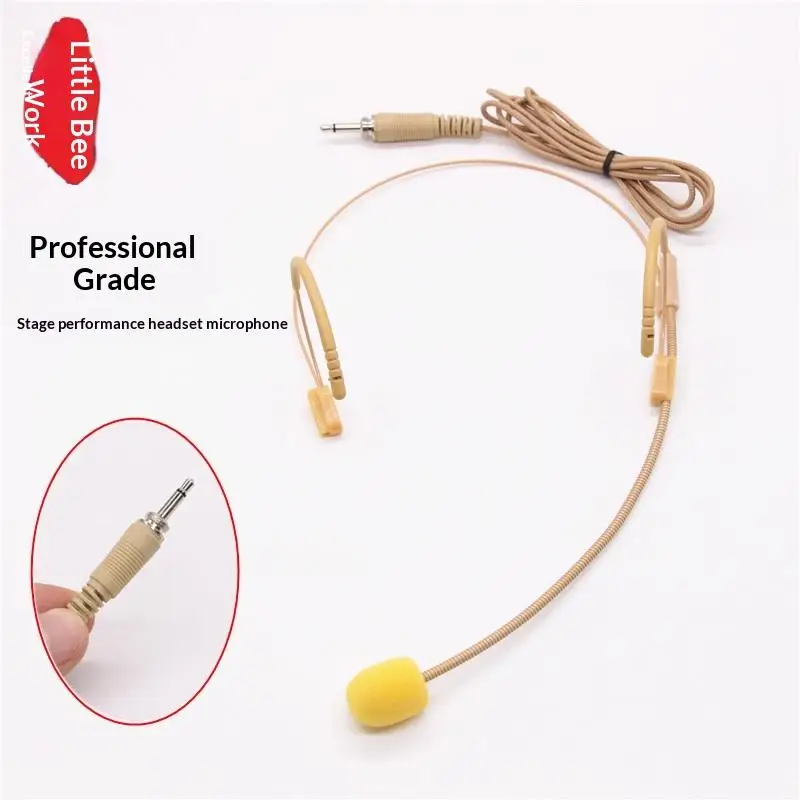 Long Lasting Dual Hook Mic Lock 3.5mm Mini XLR 3&4 Pin Reliable Fastener for ASMR Artists Headset Mics Recording