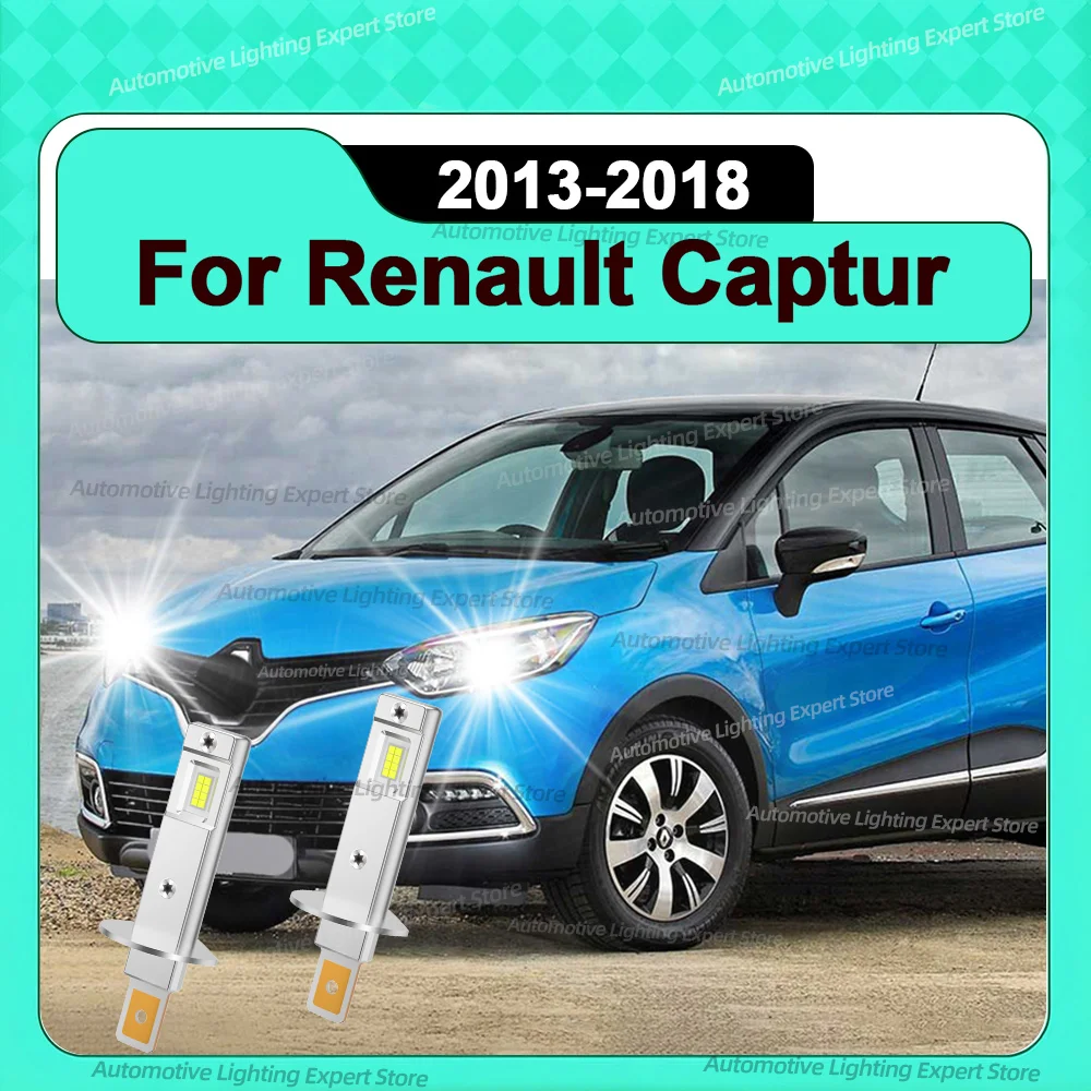 

LED Headlights 30000LM Plug-N-Play Turbo Auto Bulb 6000K For Renault Captur 2013 2014 2015 2016 2017 2018