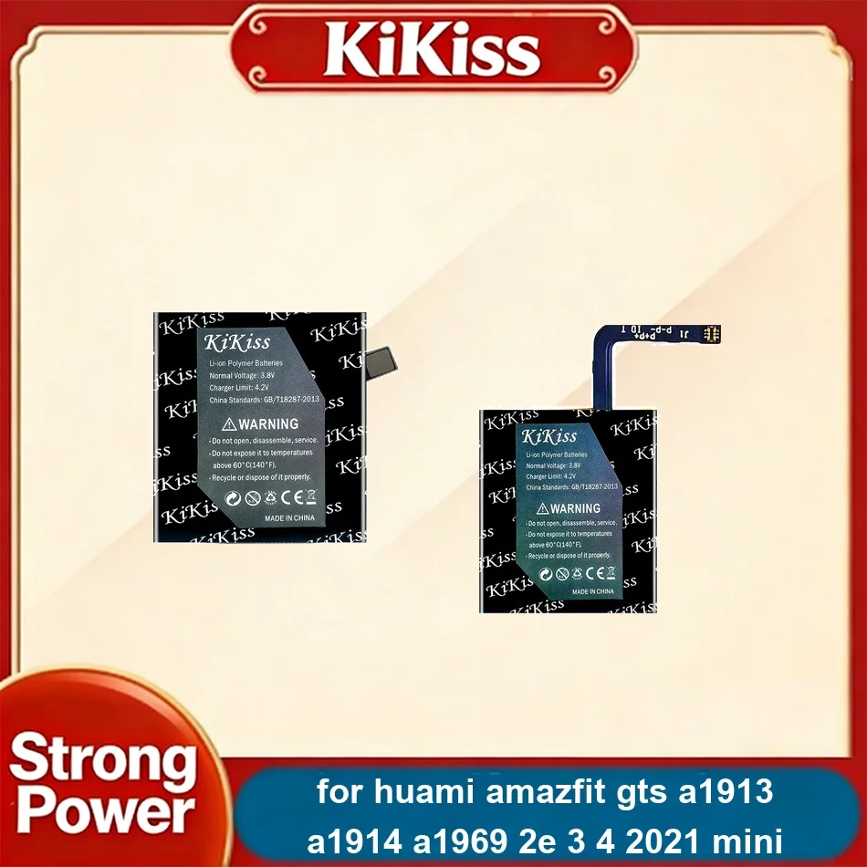 

PL462023 PL551825 (с кабелем) Аккумулятор для часов 320-530 мАч для Huami Amazfit Gts A1913 A1914 A1969 2E 3 4 2021 Mini