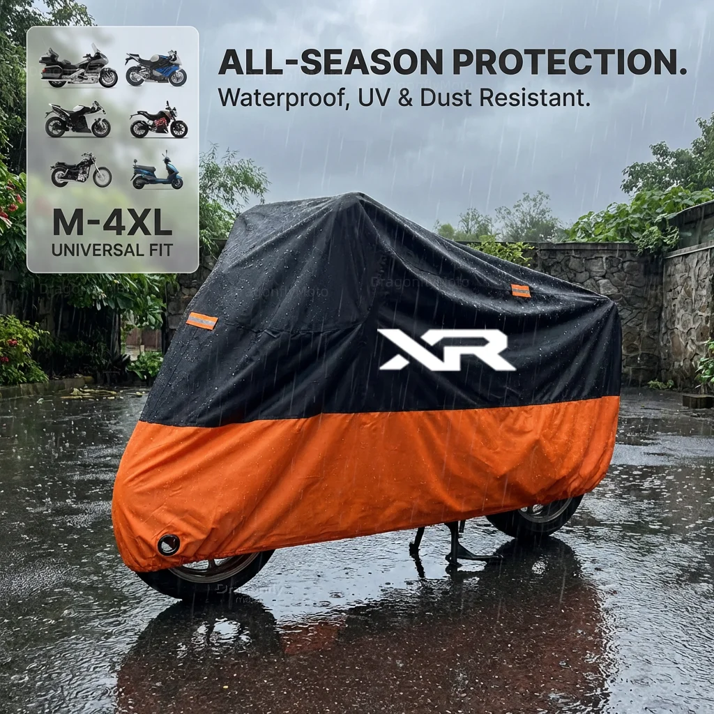 For Honda XR230MOTARD XR 230 250 400 125 2005-2012 Motorcycle Cover Thick 210D Waterproof Outdoor Uv Protective Dust Rain Sun