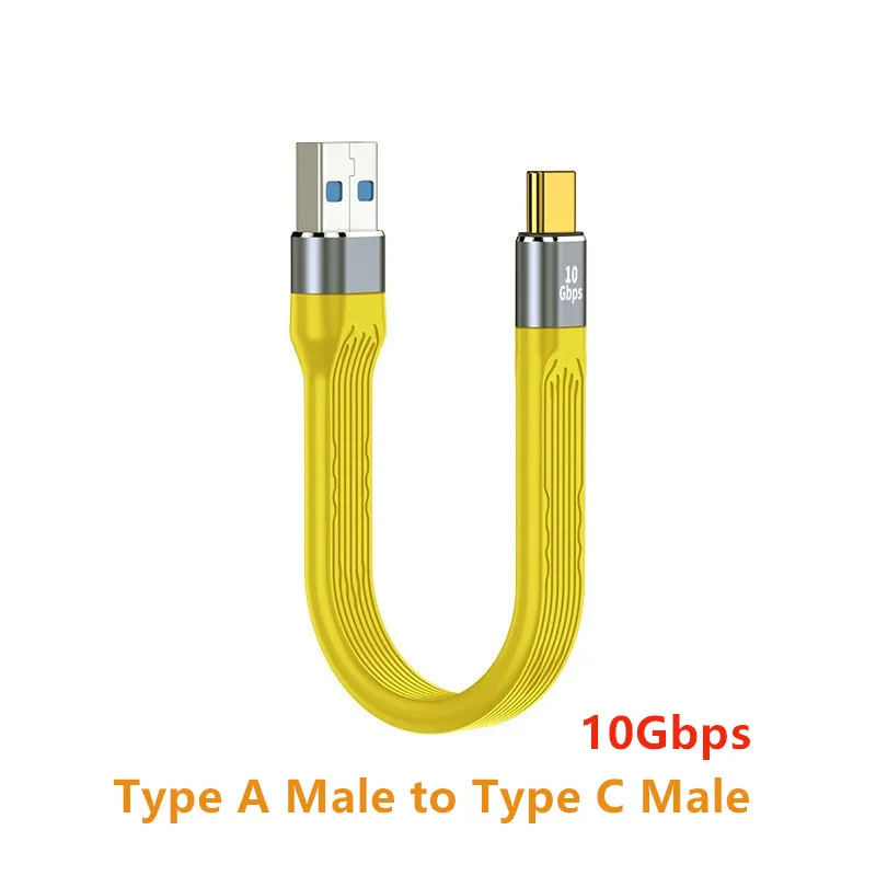 USB 4 Data Cable 40Gbps USB C to Type C Short Cable 10Gbps PD 100W 8K 60Hz for iPhone 15 Pro Max Thunderbolt 3/4 SSD Power Bank