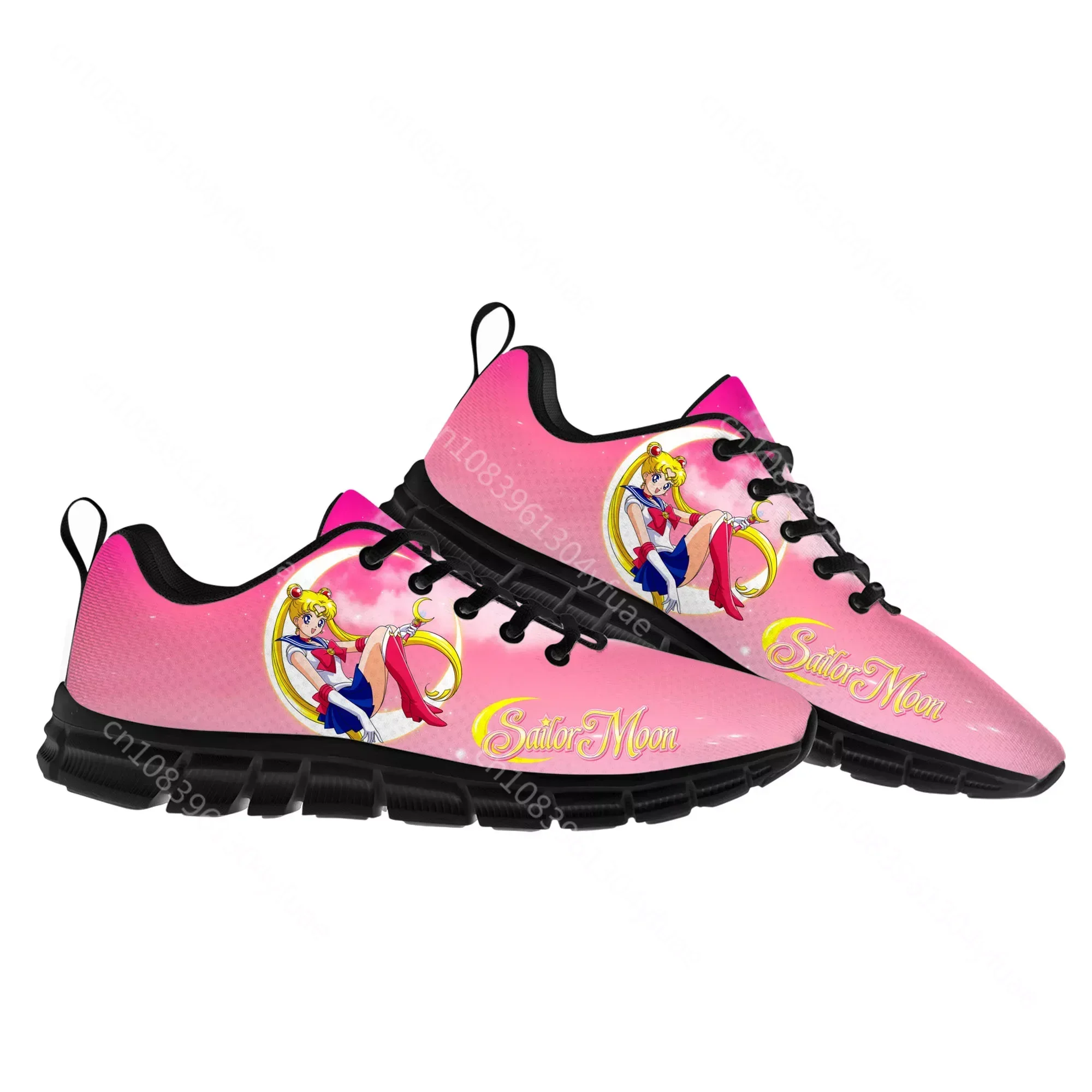 Anime Moon Manga Cartoon Sailor Sports Shoes Mens Womens Teenager Kids Children Sneakers Casual Custom Quality Couple Shoes