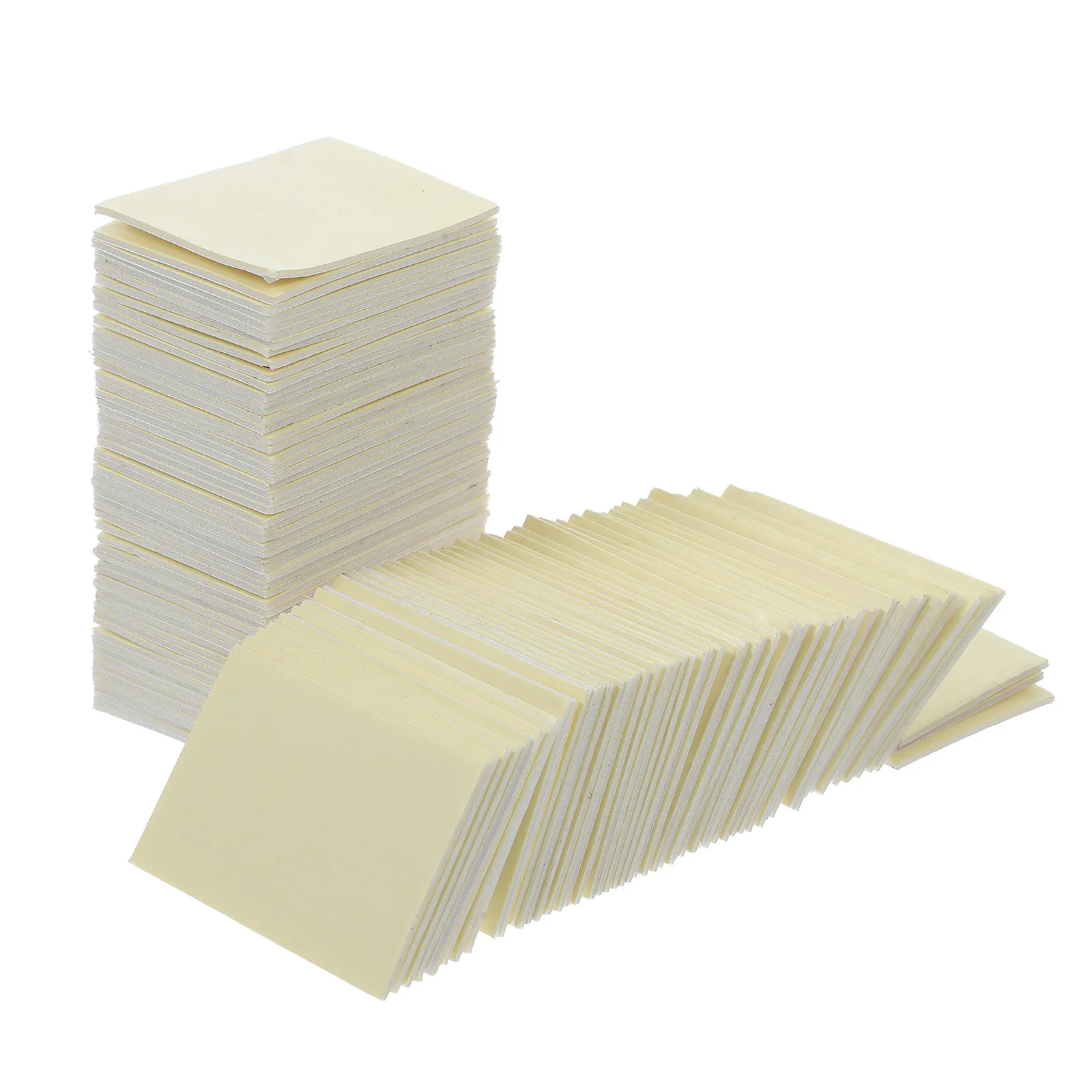 

100Pcs Double Sided Adhesive Tape Heavy Duty Mounting Tape for Wall Mirror Hook Secure Hold Easy Apply Remove No Trace