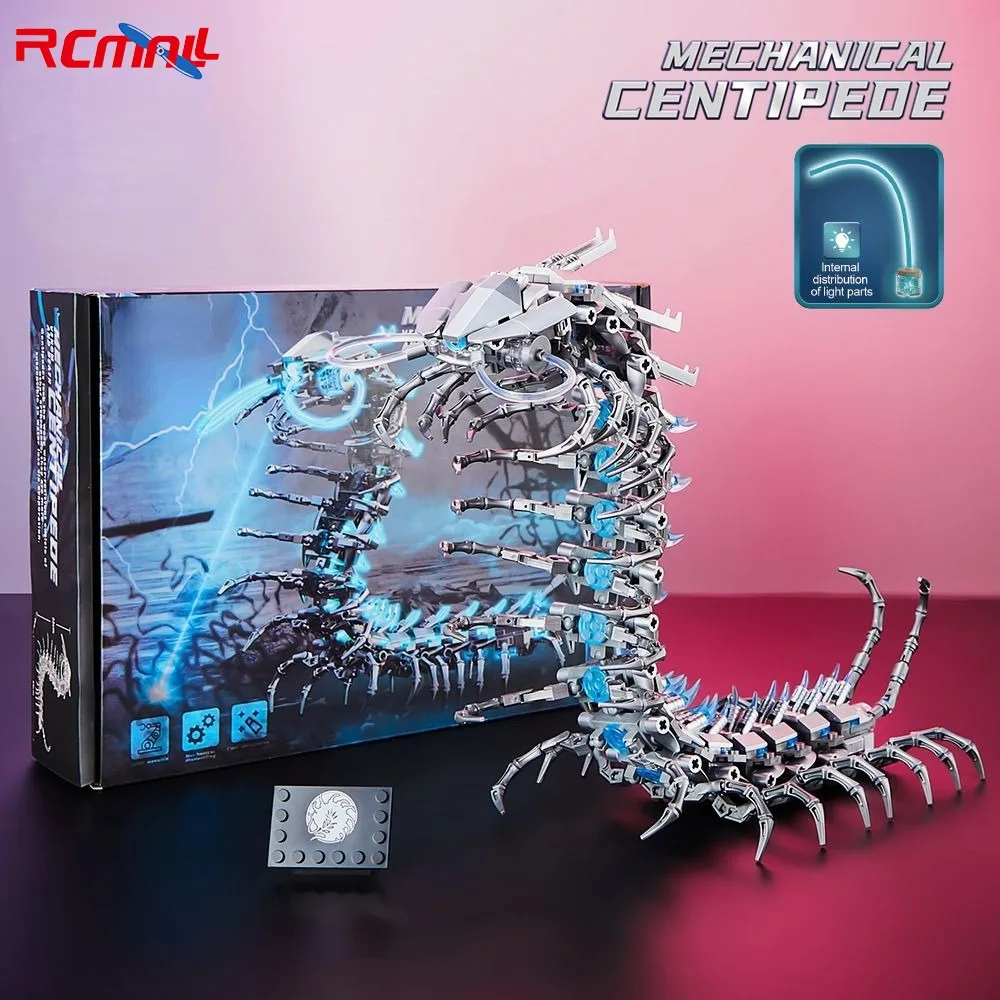 

Building Blocks Toy Mechanical Centipede Set MOC Bricks Assembling Model Toys for Kids Creative Gift (698PCS)