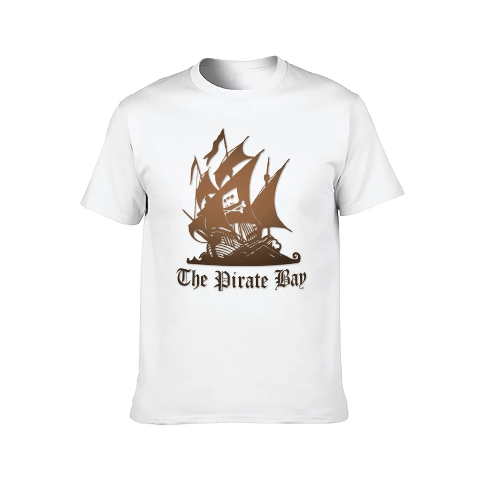 The Pirate Bay T-Shirt anime t shirts for man cotton tshirt 100% T-Shirt