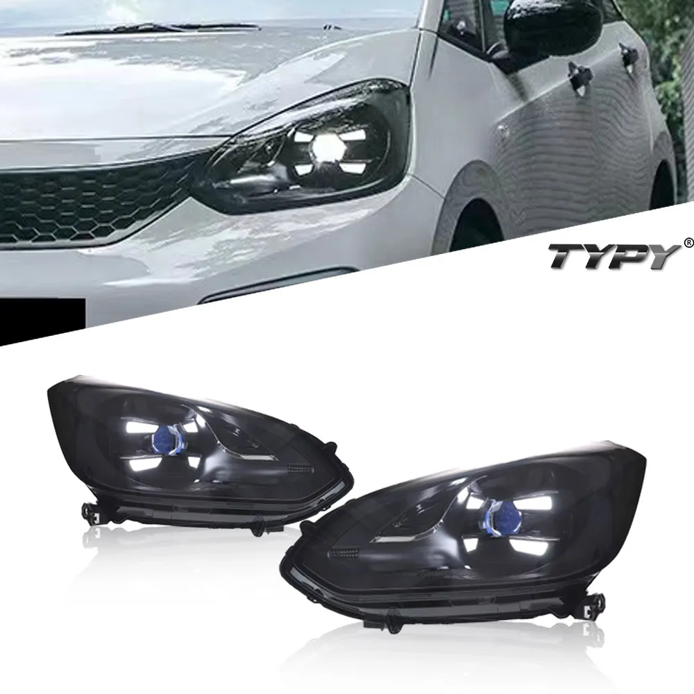 

Car Styling HeadLamp Assembly For Honda Fit GR9 Headlights 2021-2023 Upgrade Modified to NEW MK model Dynamic Turn LED Headlight