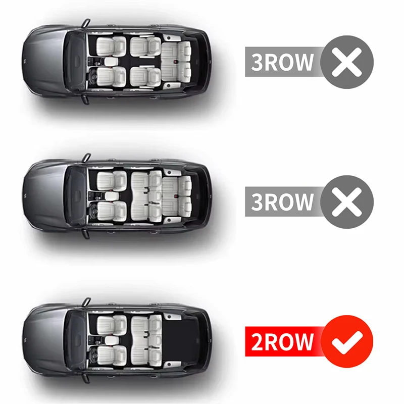 Picture 7: For Jeep Grand Cherokee L 5 seats 2023+ Retractable Trunk Cargo Cover Parcel Rack Anti-Peeping Shield Privacy Auto Accessories