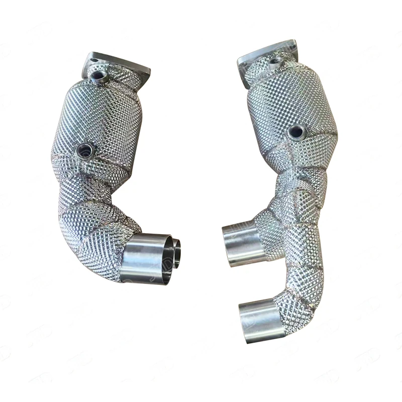 JTLD for 911 (992) Carrera T 2019-2022 3.8L Turbo Front Pipe Catless Straight Exhaust Downpipe High Quality 100% Fitment