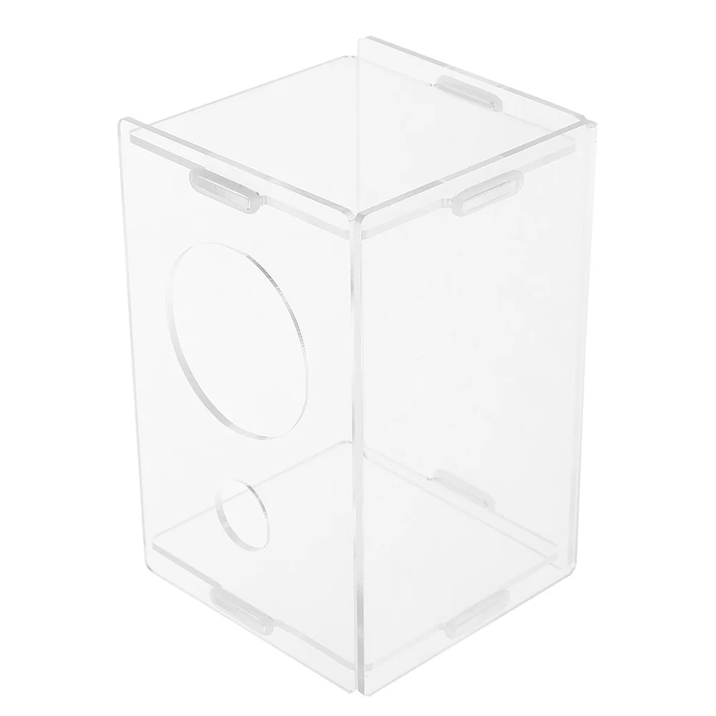 

Acrylic Transparent Hamster Hideout for Small Animals Sunlit Room Design Natural Cave Simulation Portable Lightweight Habitat