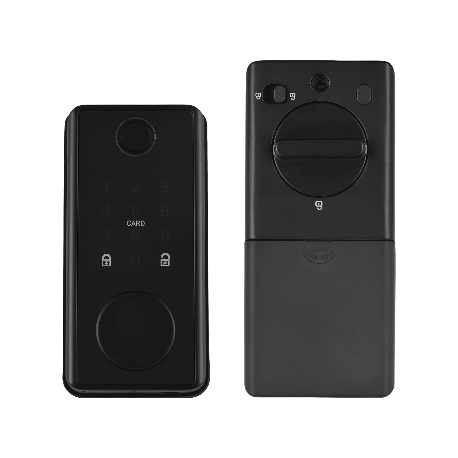 Smart Lock BT Keyless Entry Door Lock APP Fingerprint Password Mechanical Key 5 Unlocking Methods Aluminum Alloy Door Lock