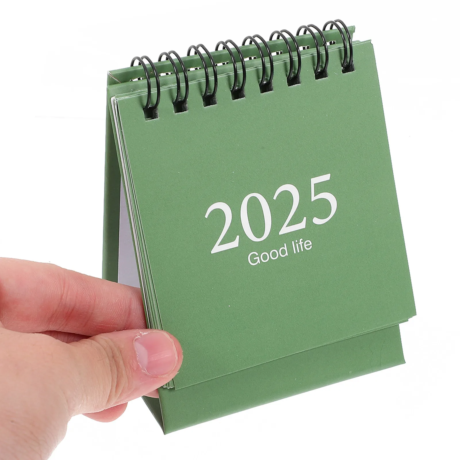 Mini Desk Calendar 2024-2025 Year Small Desktop Flip Calendar Monthly Memo Organizer for Office Students Home Decor