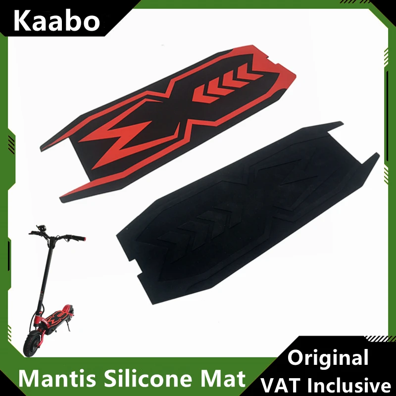 Original Silicone Mat For Kaabo Mantis 10/8 Electric Scooter Red Black Carpet Pad Foot Deck Cover Skateboard Accessories