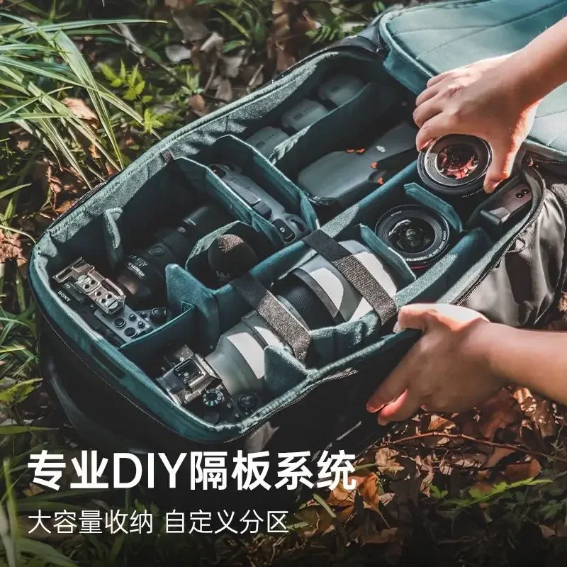 Photography trolley case dandelion photography bag SLR camera bag professional outdoor backpack