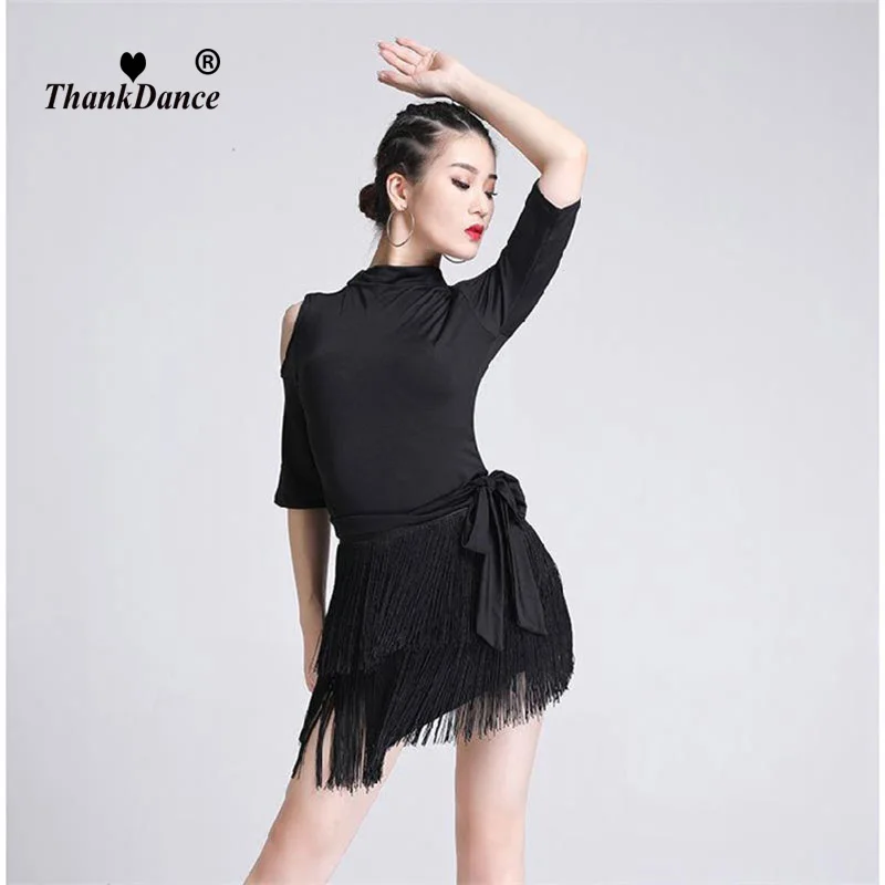 Sexy Quaste Latin Dance Hip Wrap Rock für Frauen Erwachsene Latin Dance Hüft schal Taillen kette Mode Fransen Tanz Wrap Skrit