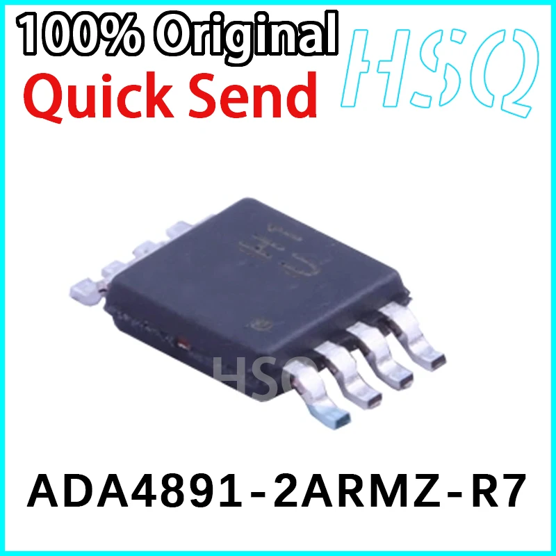 1PCS ADA4891-2ARMZ-R7 Silk Screened H1U MSOP8 Operational Amplifier Chip, Brand New in Stock