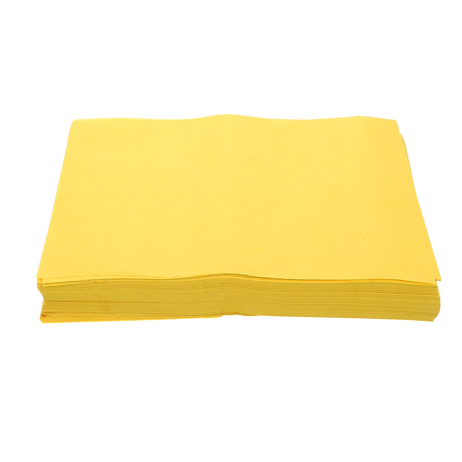 

500 Pcs Yellow Paper Burn Sacrifice Supplies Ancestor Sacrificial Products Scroll Burning Papers