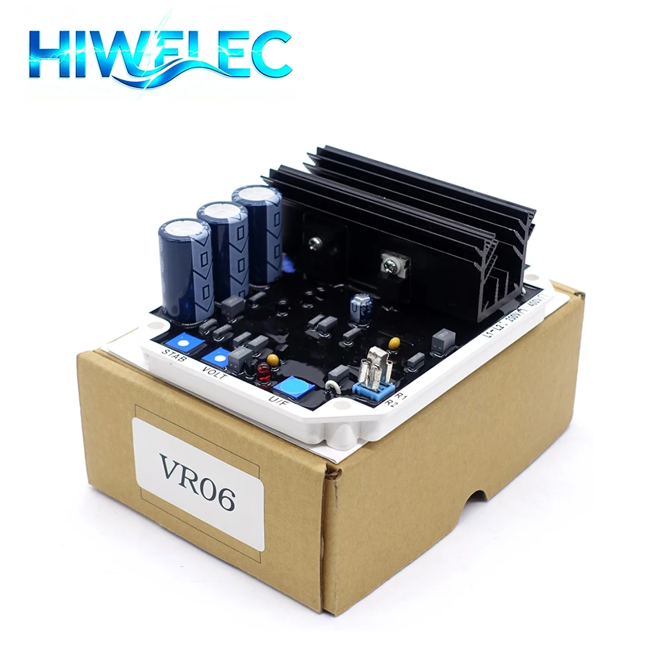 VR06 AVR Automatic Voltage Regulator Replacement for Kofo Power Generator KF306A Control Voltage Board
