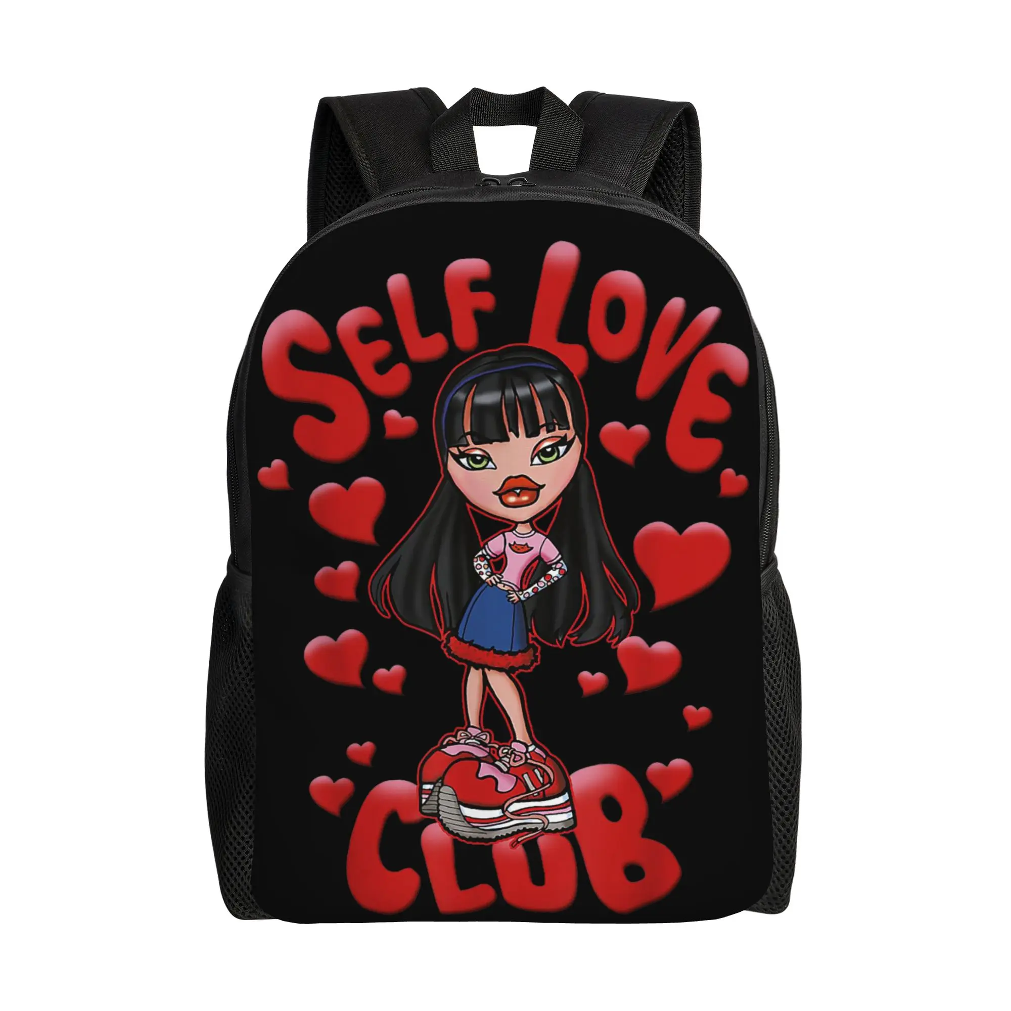 

Bratze Jade Self Love Club Portrait Backpack for Men Women Fashion Student Business Daypack Laptop Computer Shoulder Bag Gift