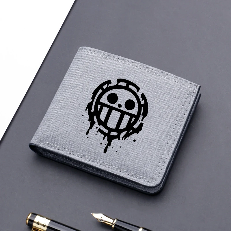 One Piece Nylon Wallet Anime Cartoon Printing Money Clip Portable Large Capacity ID Card Storage Bag Fashion Birthday Gifts view 6
