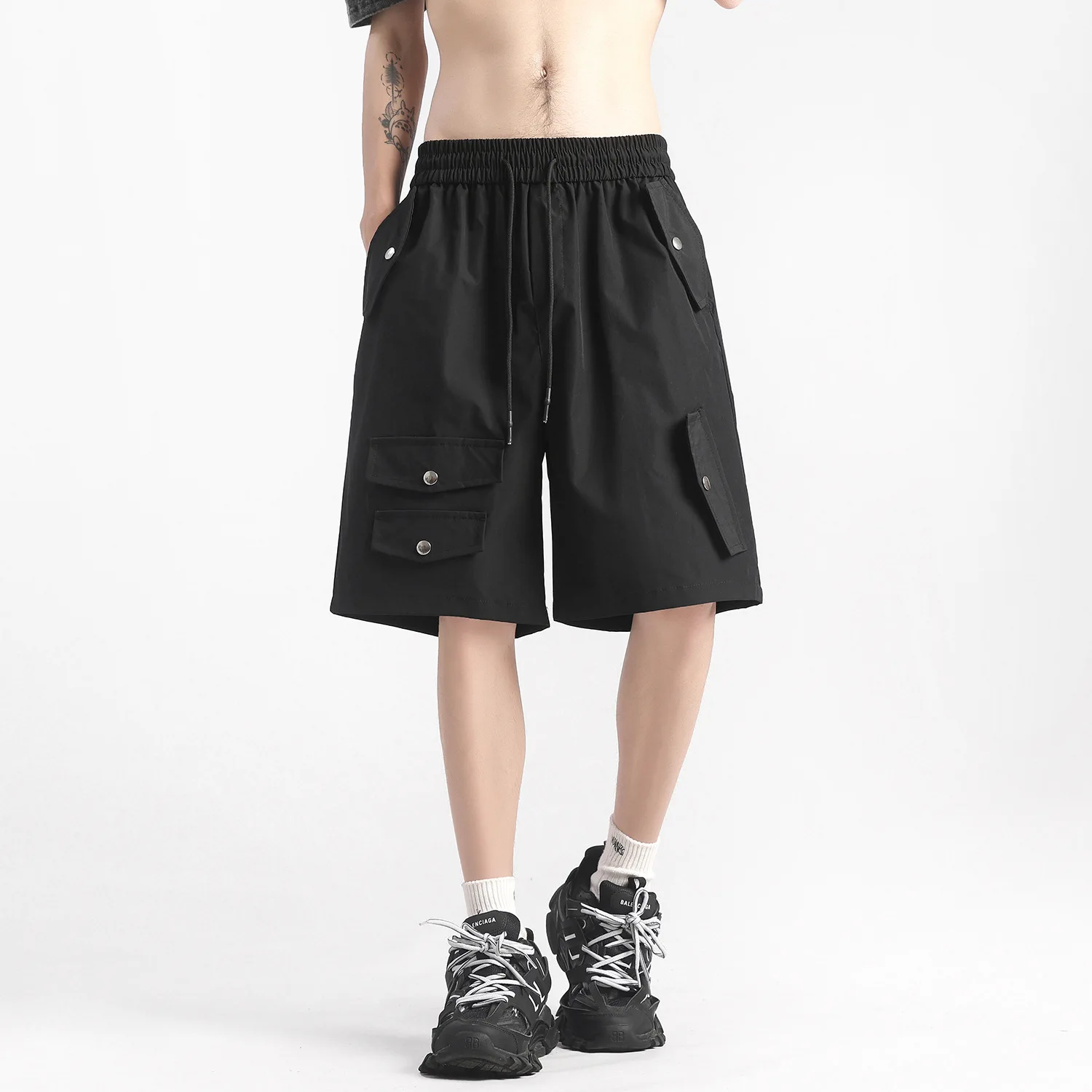 

Working shorts 2025 new summer five-point pants men's casual pants Japanese functional pants