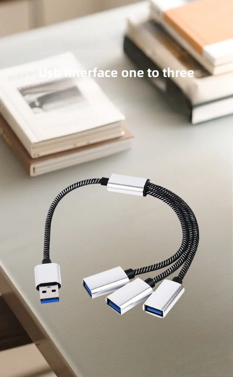 USB interface one to three 2.0 hub docking station mobile phone tablet one to three USB interface expander