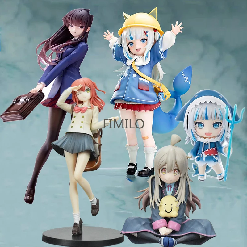 

Anime Can't Communicate Shouko Komi Figure #1853 Model Kawaii Shark Hololive Toys Gawr Gura Action Figures Oyama Mahiro Figurine