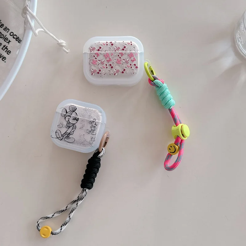 Disney Mickey Minnie Headphone Case for Apple AirPods 1 2 4 3 Pro 2 Wireless Headphone Case