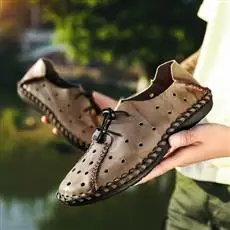 

Casual male hollow out sandals lightweight flexible non slip sole breathable durable versatile daily travel slides