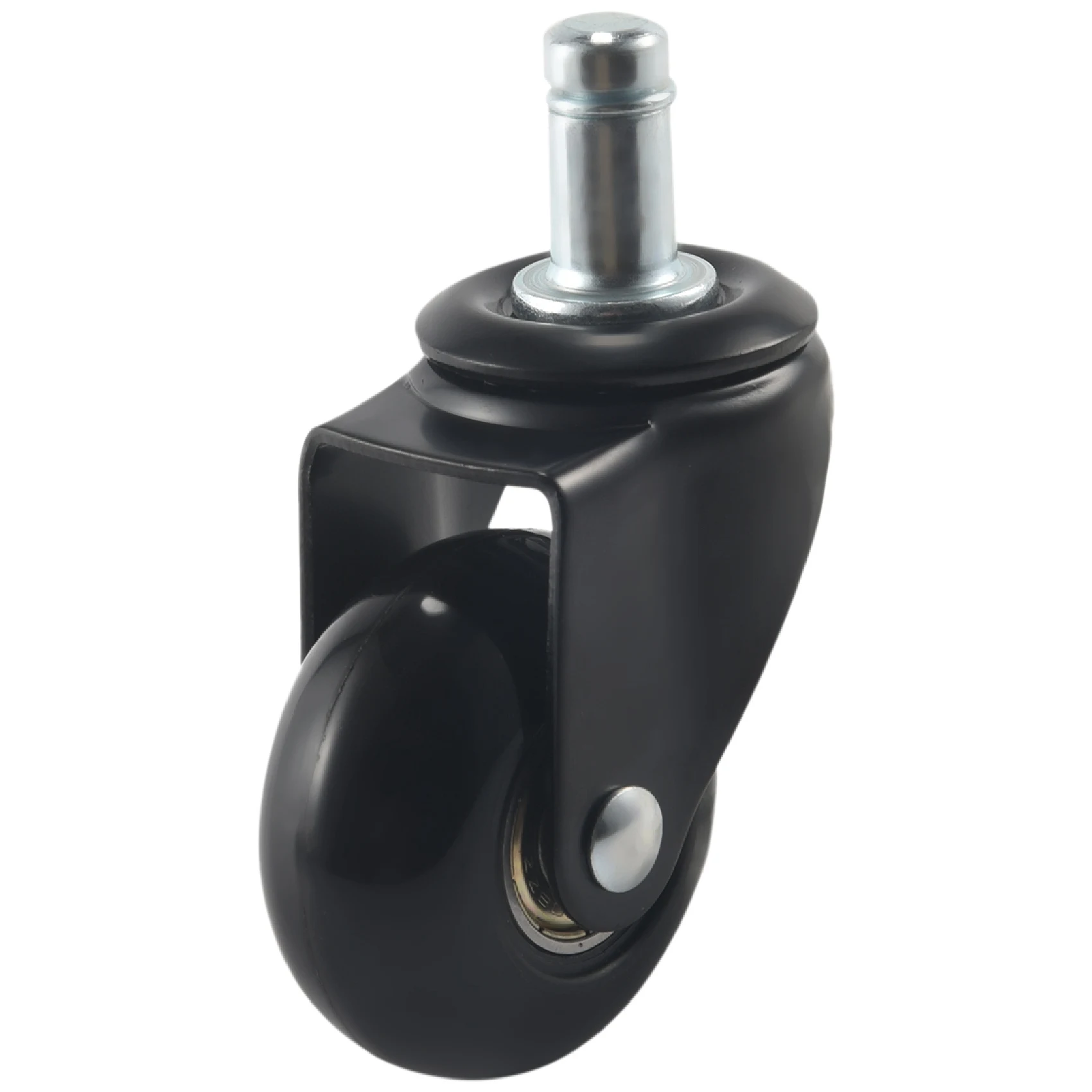 5 Pcs Replacement Chair Caster Wheels 2 inch, Heavy Duty Wheels with Plug-In Stem 7/16 X 7/8 inch,Quiet & Smooth Rolling