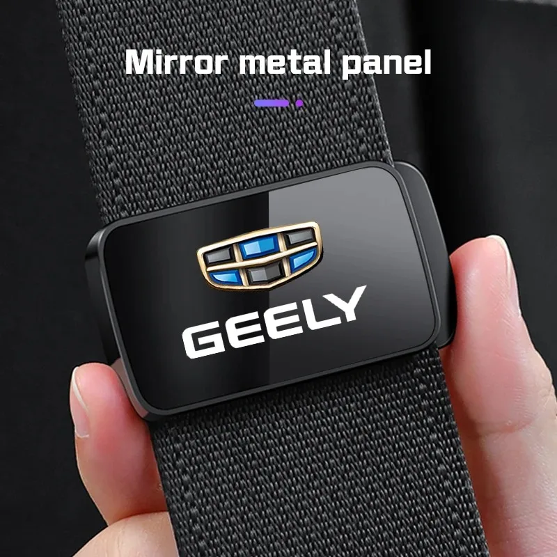 Magnetic Car Seat Belt Holder Stabilizer Fastener For Geely Coolray Geometry C GX3 Emgrand X7 EC7 LC Binray Panda Tugella Atlas 3