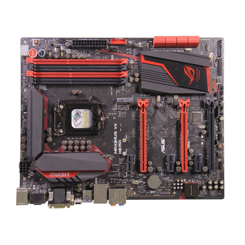 ل ASUS MAXIMUS VII HERO المقبس H3 DDR3 Intel Z97 SATA3 HDMI VGA ATX اللوحة الأم