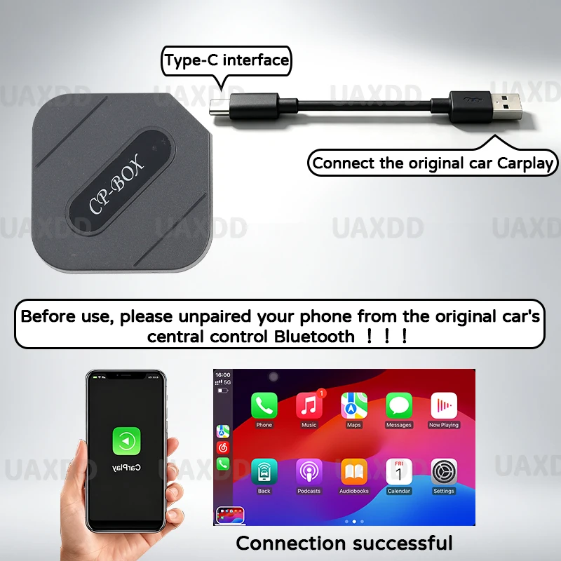 Android System Car Carplay Bluetooth Navigation Connect wireless CP Z1D Wifi Automotive Machine Mobile Interconnection Adapter