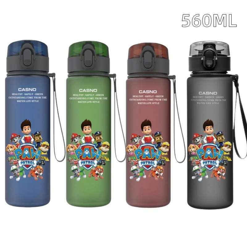 PAW Patrol 560ML Water Cup Chase Marshall Outdoor Portable Children's Plastic Large Drink Bottles Student Sport Water Cup Gifts