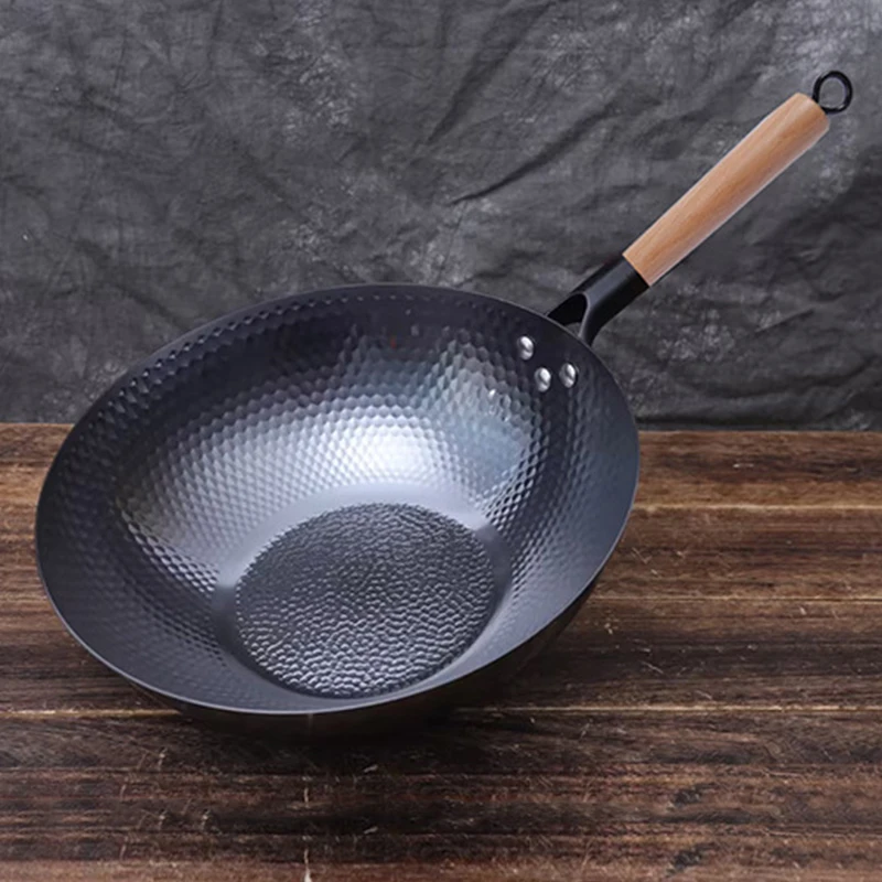 32cm Nonstick Iron Wok 1