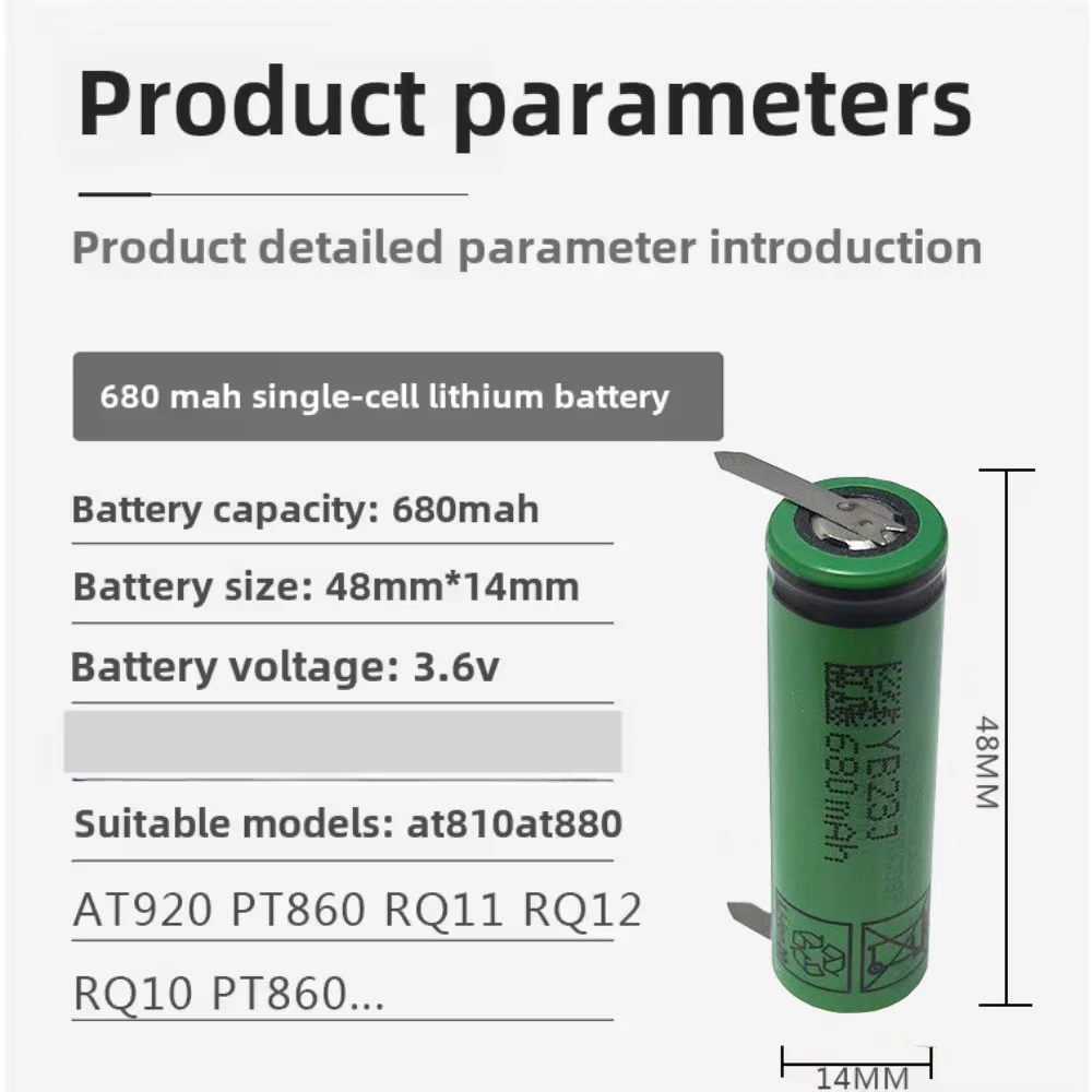 Original Battery For Philips Shaver AT800 AT810 AT811 AT814 AT815 AT830 AT875 AT880 AT890 AT895 AT920 AT921 AT926 AT927 AT940