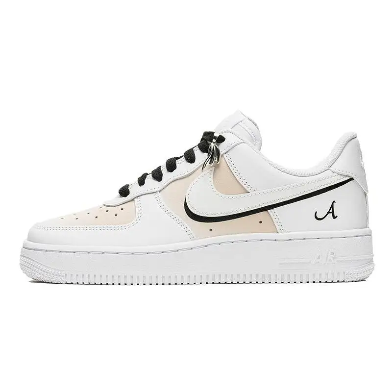 

[Невероятные женские туфли для скейтборда Nike Air Force 1, женские низкие кеды, белые, розовые, черные